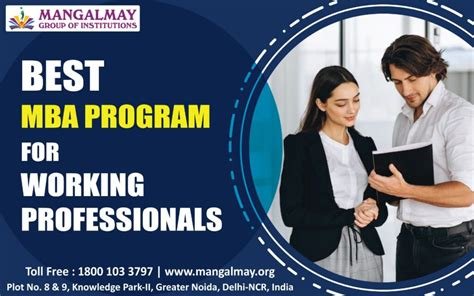 Best online MBA programs for working professionals